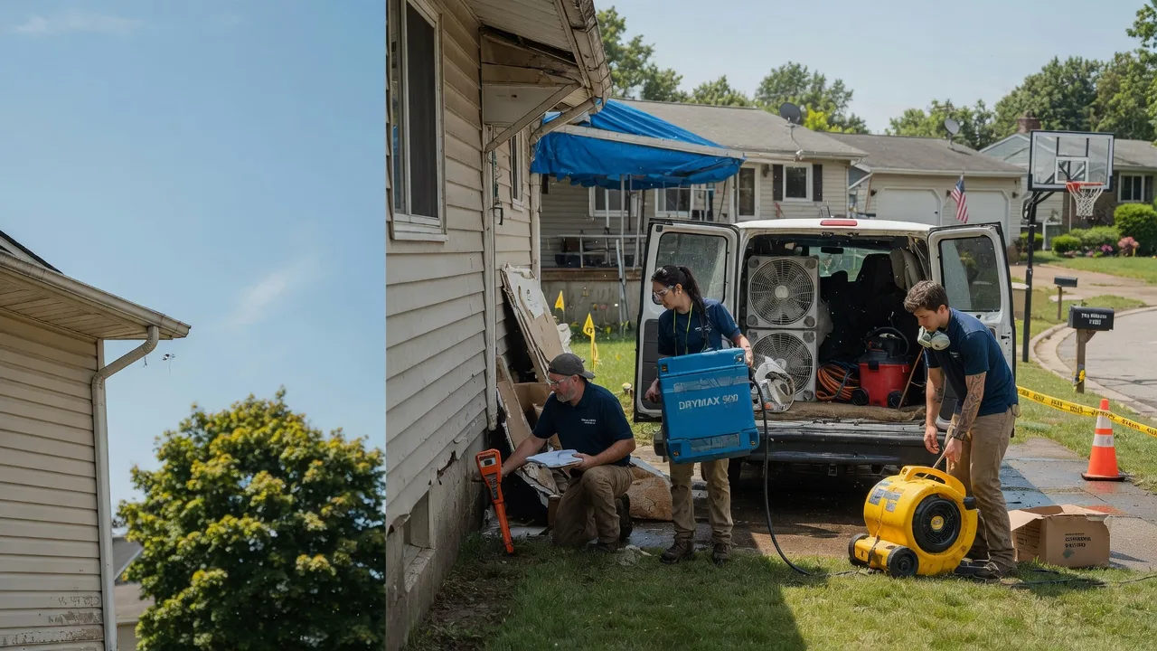 Ceiling Leak Cleanup in Kincaid, IL near me